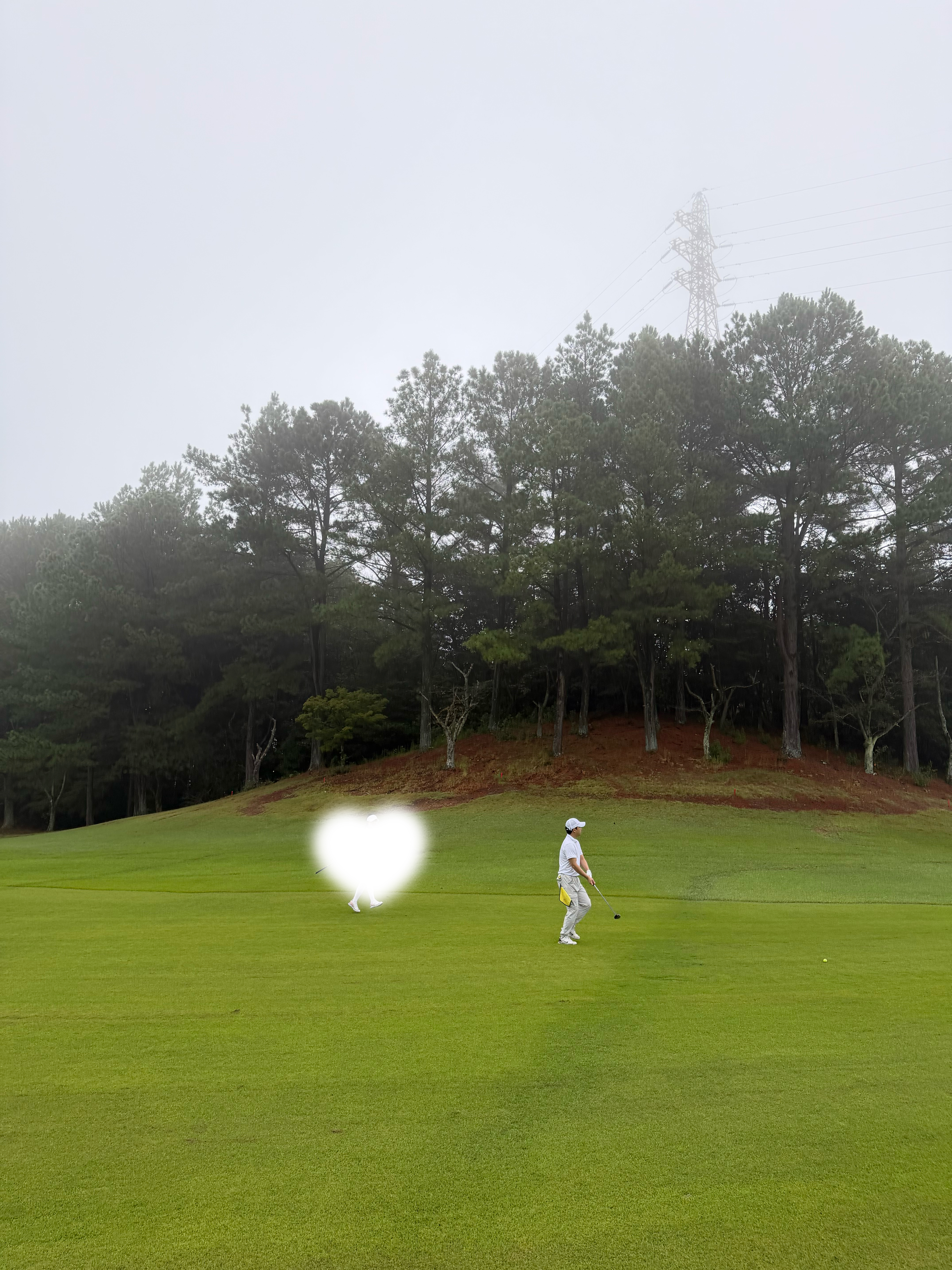 세컨샷을 위해 걸어가는 화면